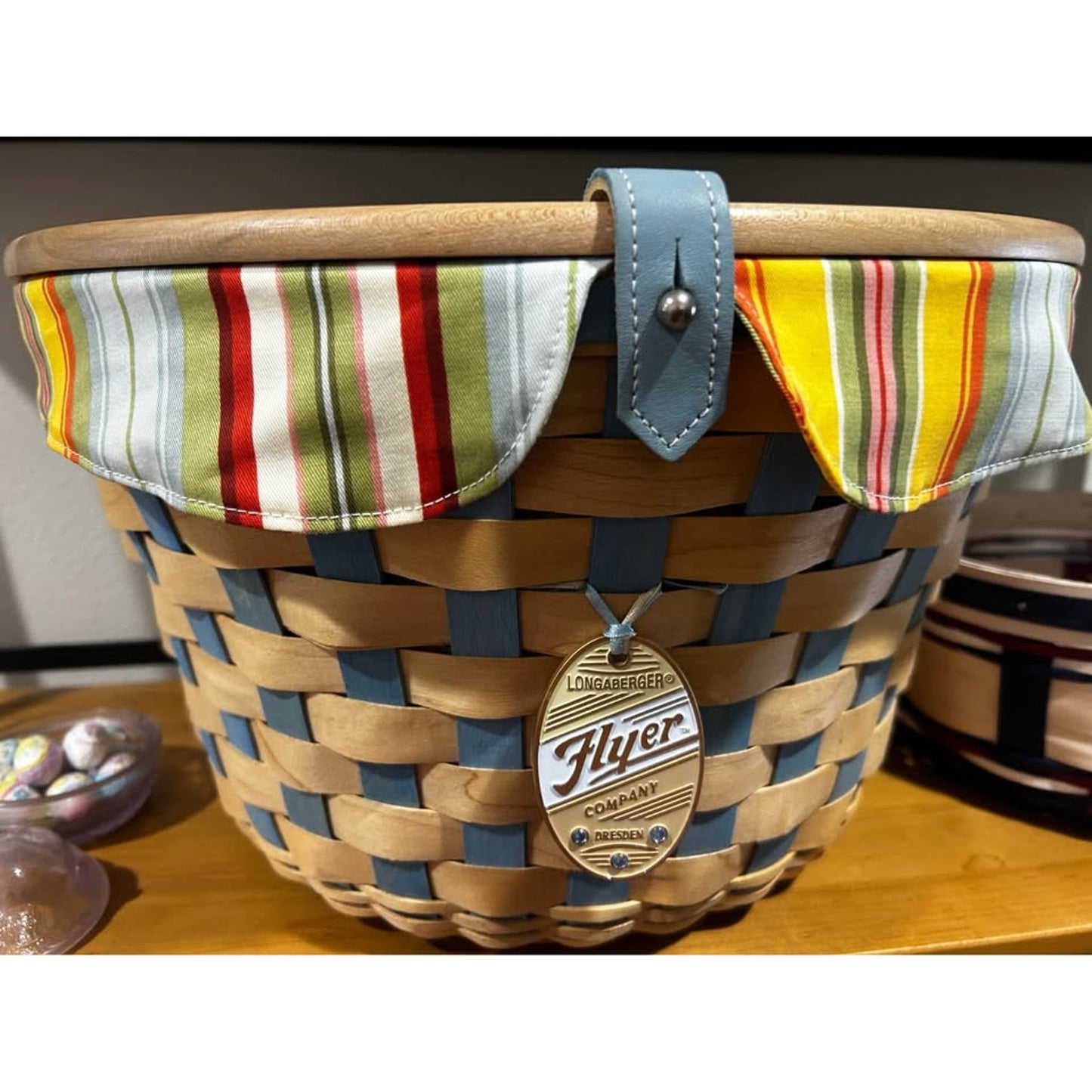 Longaberger Bicycle Basket Bike & rack