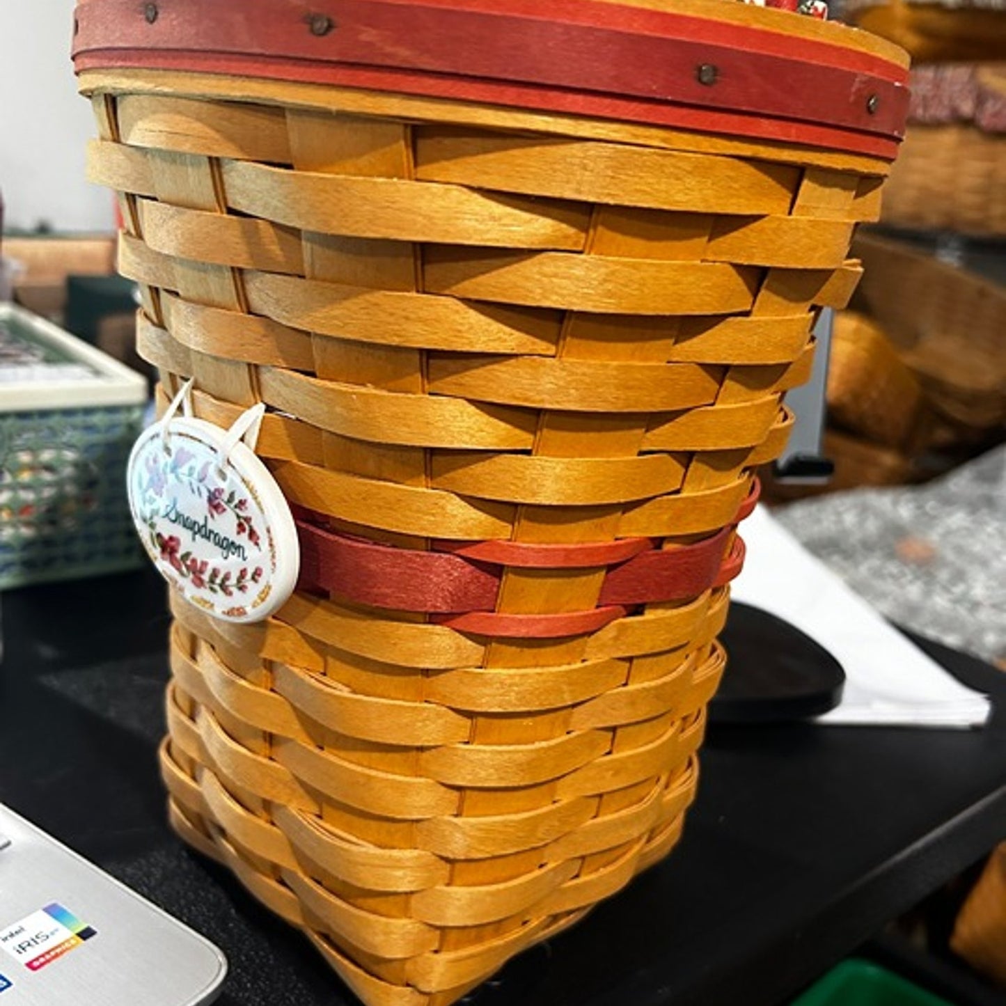 Longaberger SNAPDRAGON basket combo