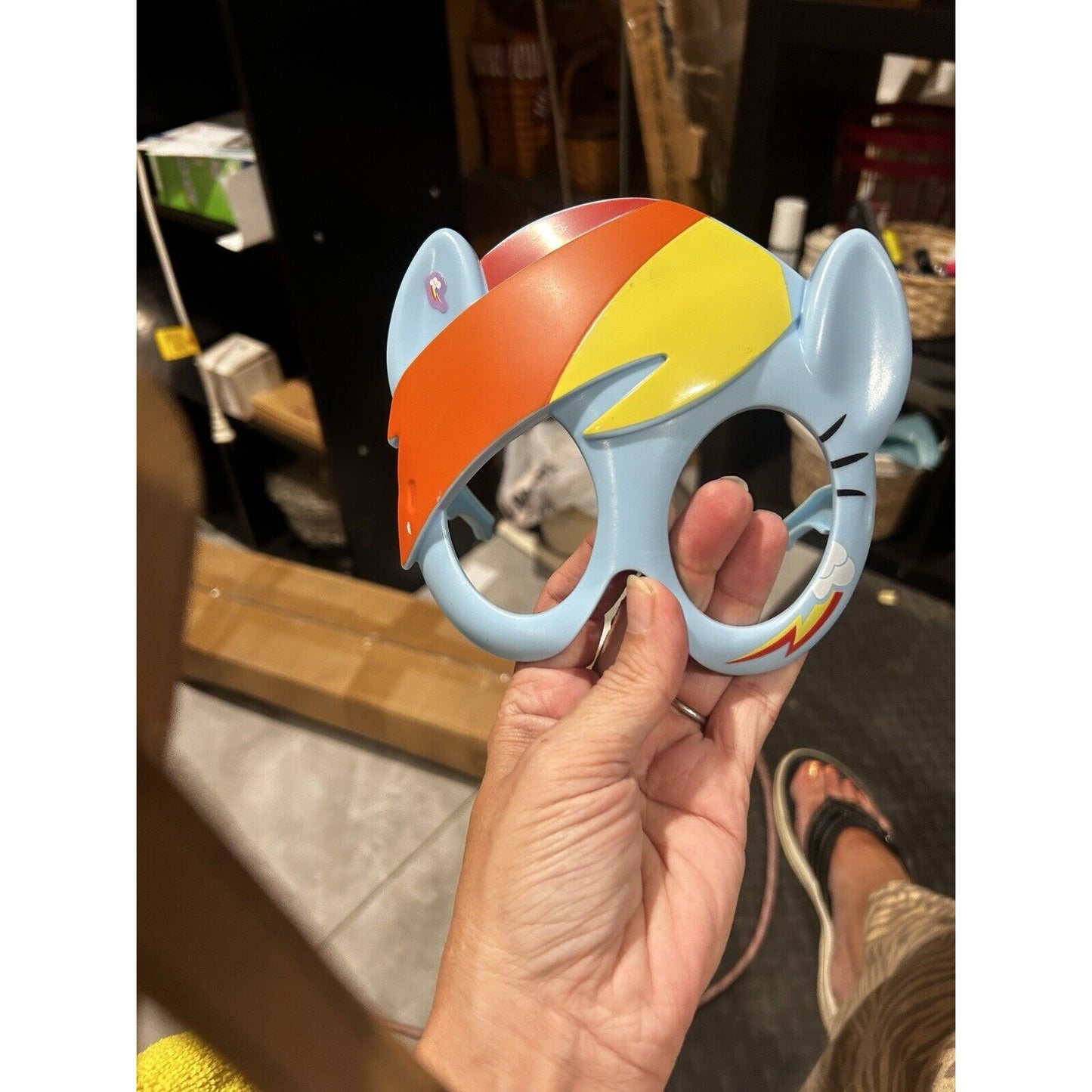 My Little Pony Rainbow Dash Mask Glasses Halloween Costume CosPlay Pretend