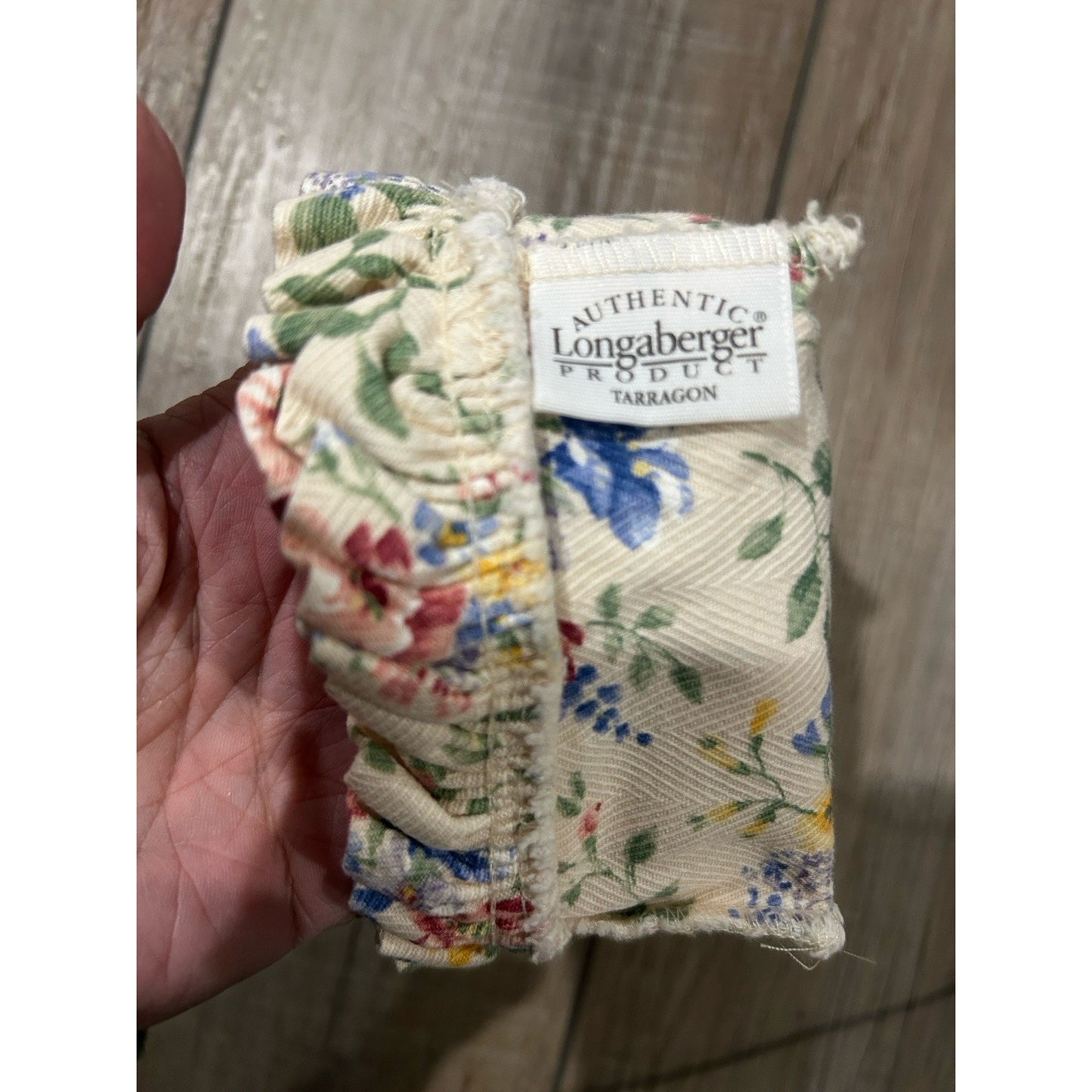 Longaberger Tarragon Basket Spring Floral fabric also fits Coaster Tote