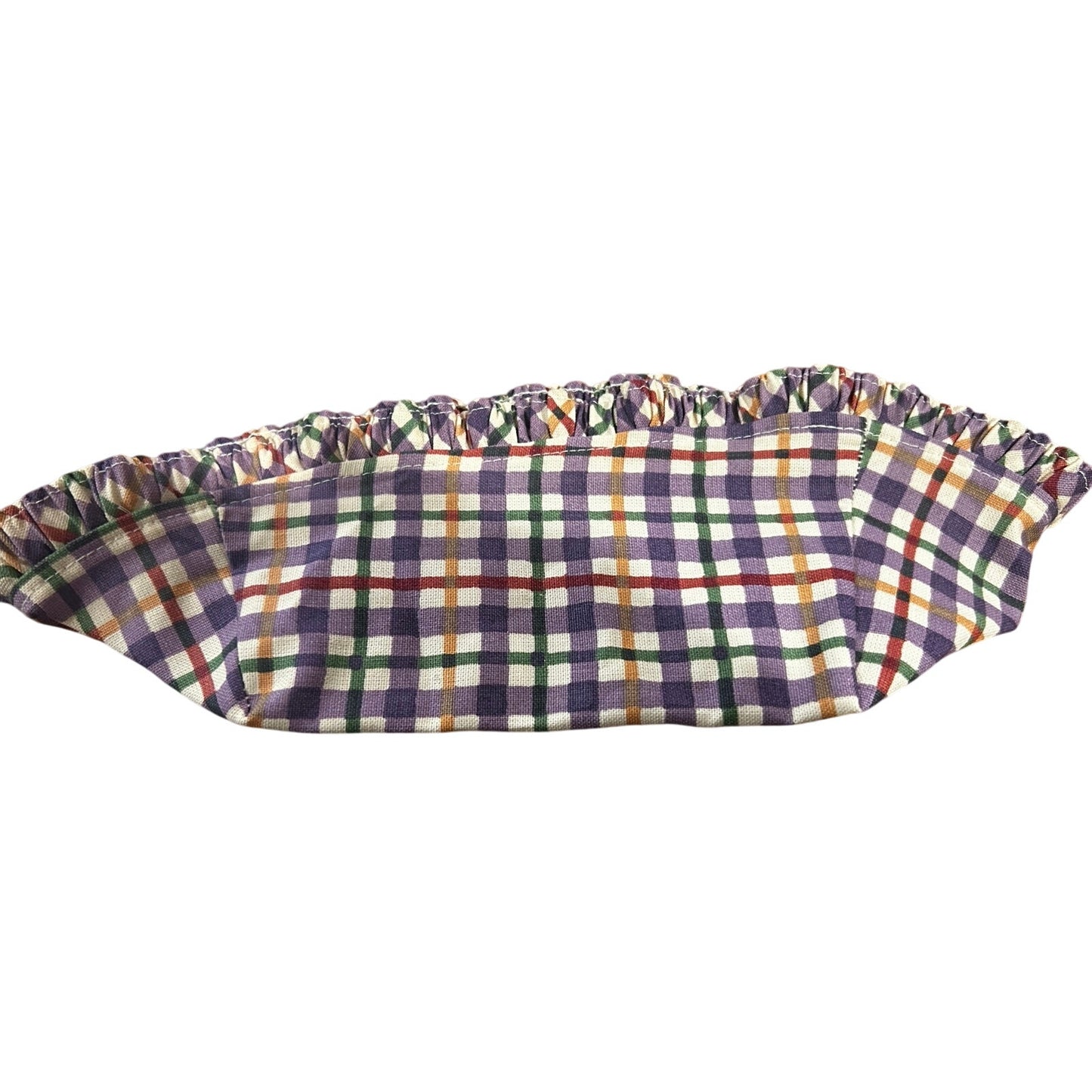 LONGABERGER Notepal Note Pal BASKET LINER Blueberry Plaid purple