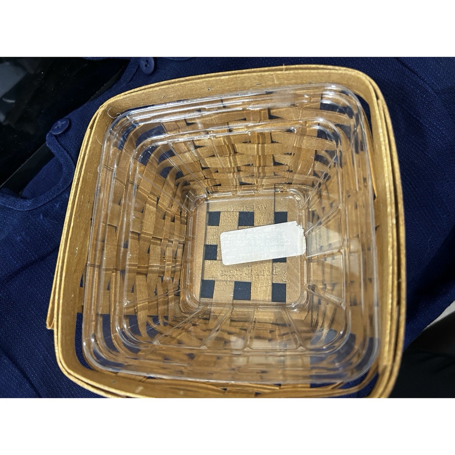Longaberger Small Flare Basket & Protector NEW 2010 WB