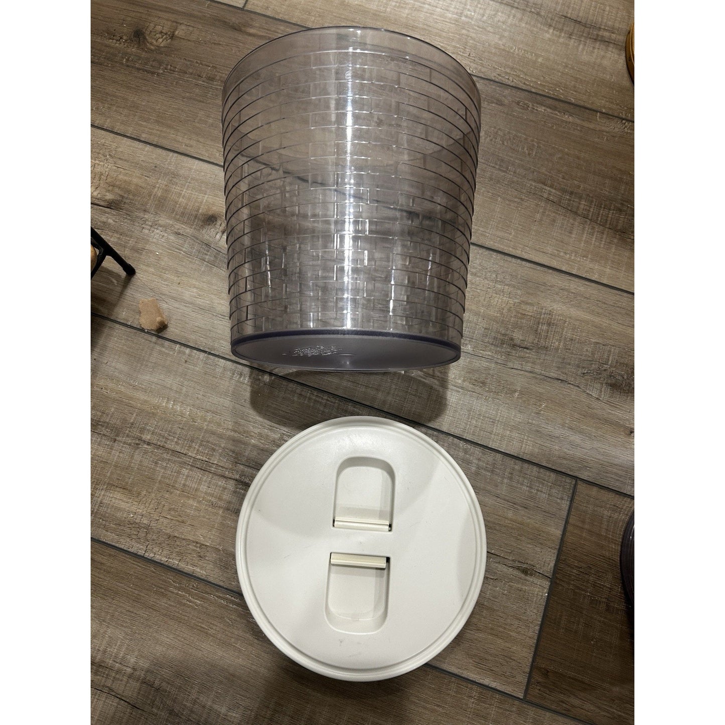 Longaberger XL Canister Basket Hard Protector With sealing Lid
