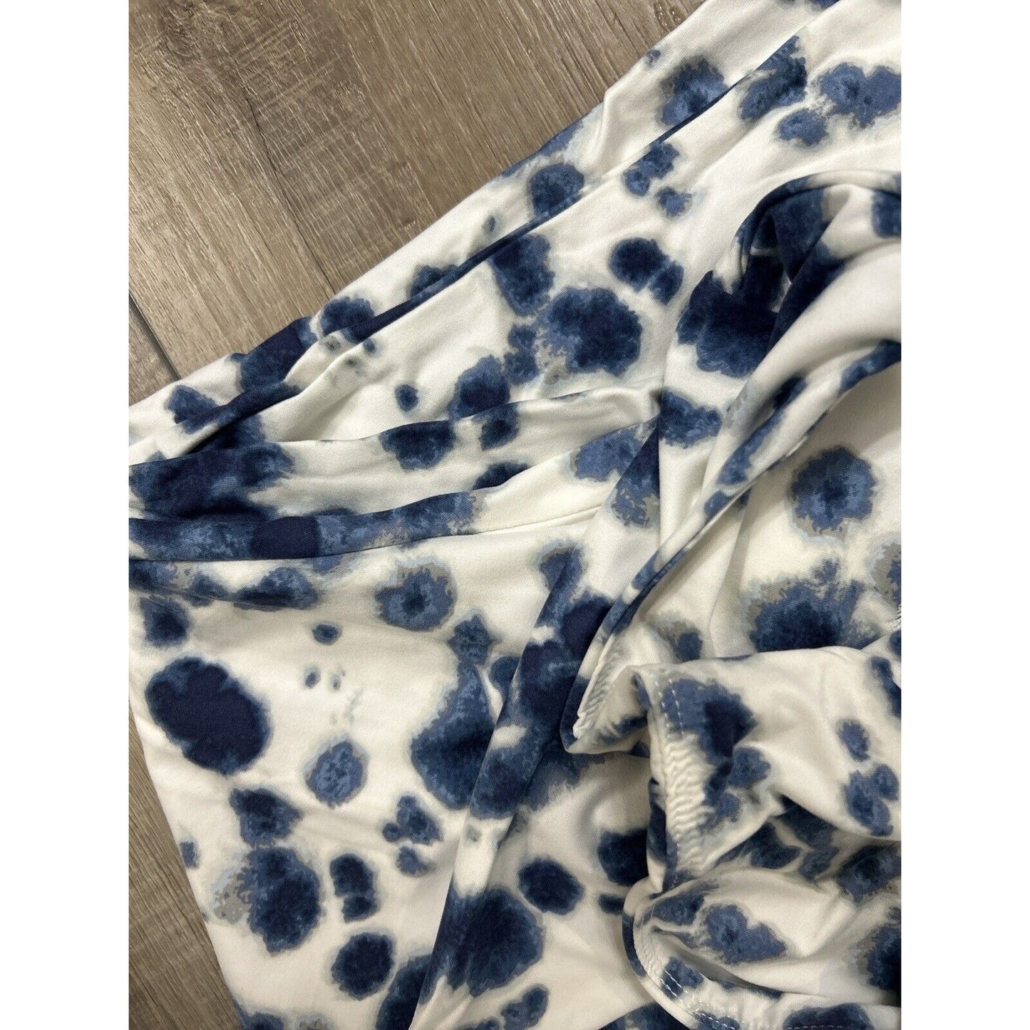 Lularoe tc leggings Blue Geode tie dye white NEW