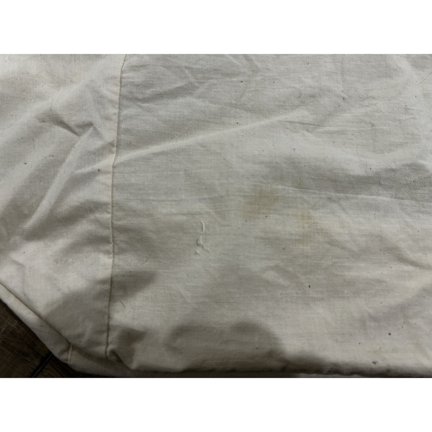 Longaberger Large Market Basket Liner Muslin & Lace Fabric 2 Handle