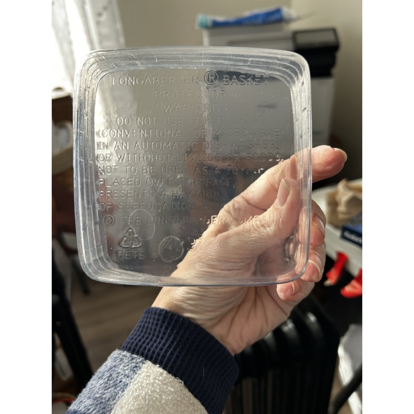 Longaberger Tarragon Basket Protector New plastic liner 42323