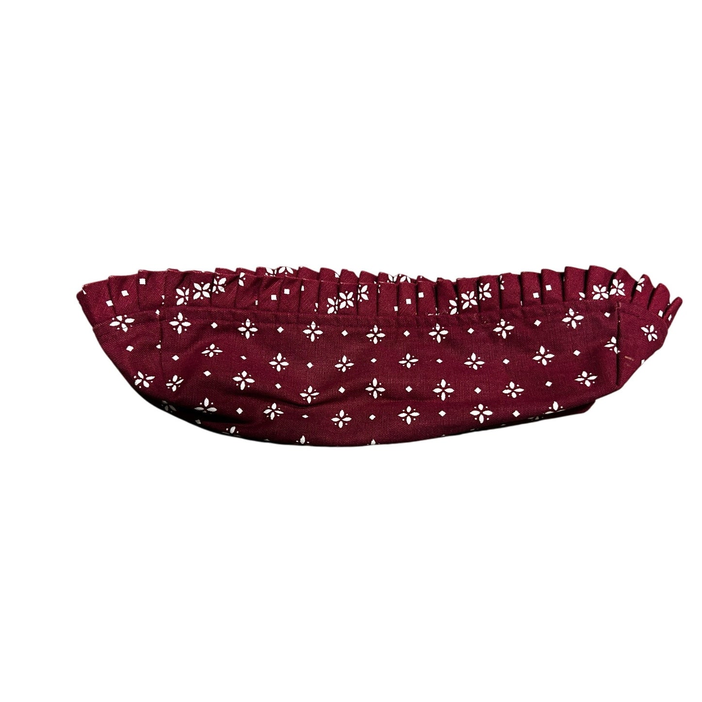 Longaberger Cracker Basket Liner Traditional Red fabric