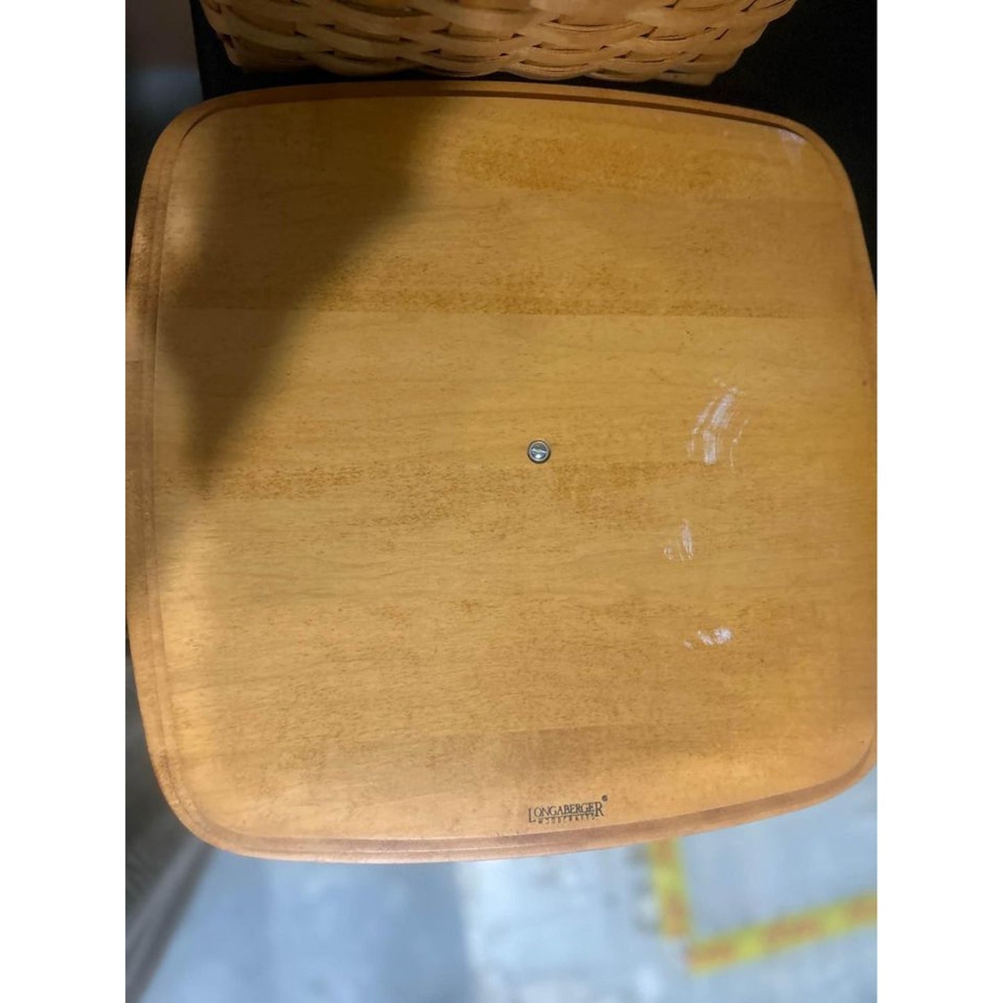 Longaberger Holiday Hostess Red Evergreen Basket Holly liner lid & protector Large Christmas