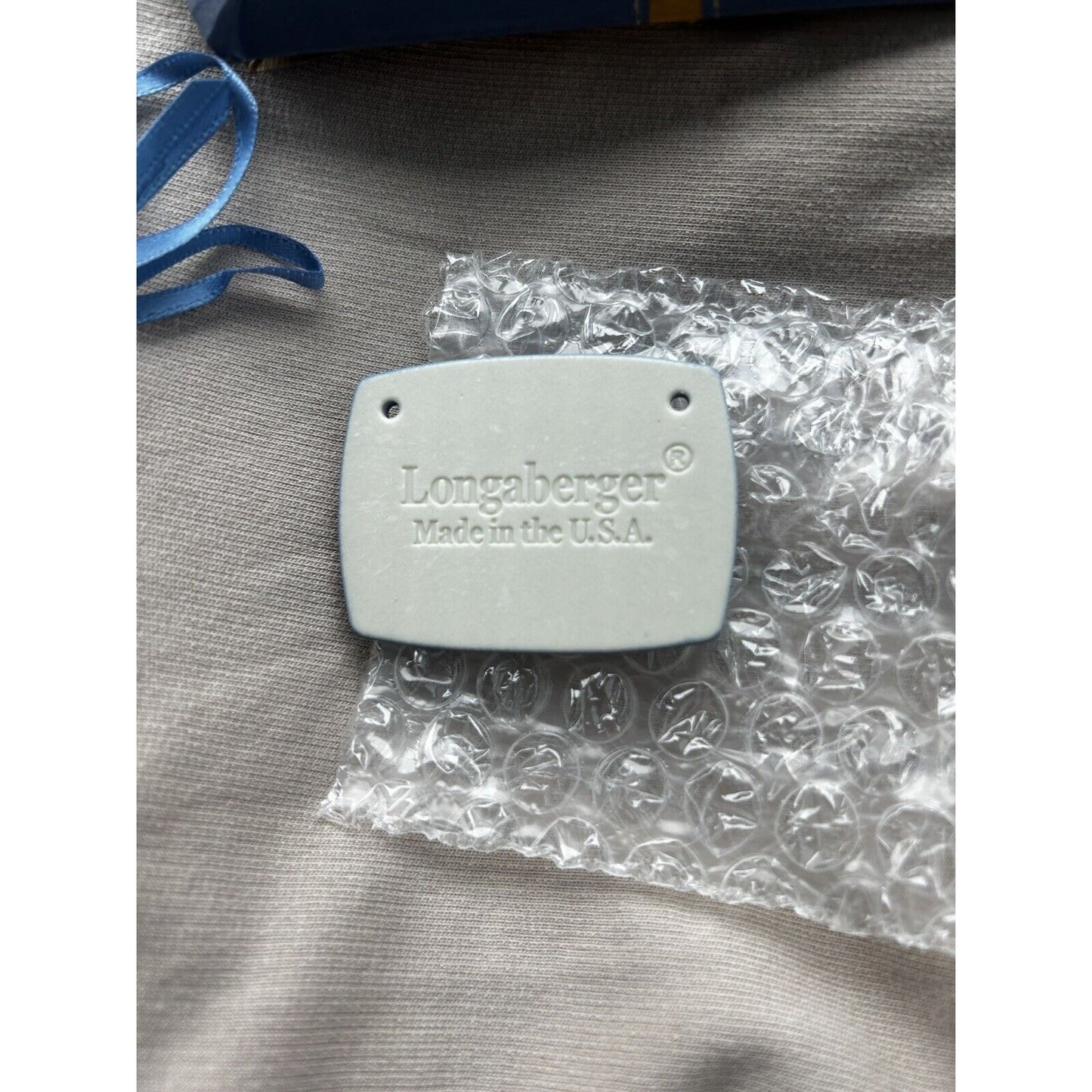 Longaberger Hanukkah MENORAH TIE-ON NEW in box