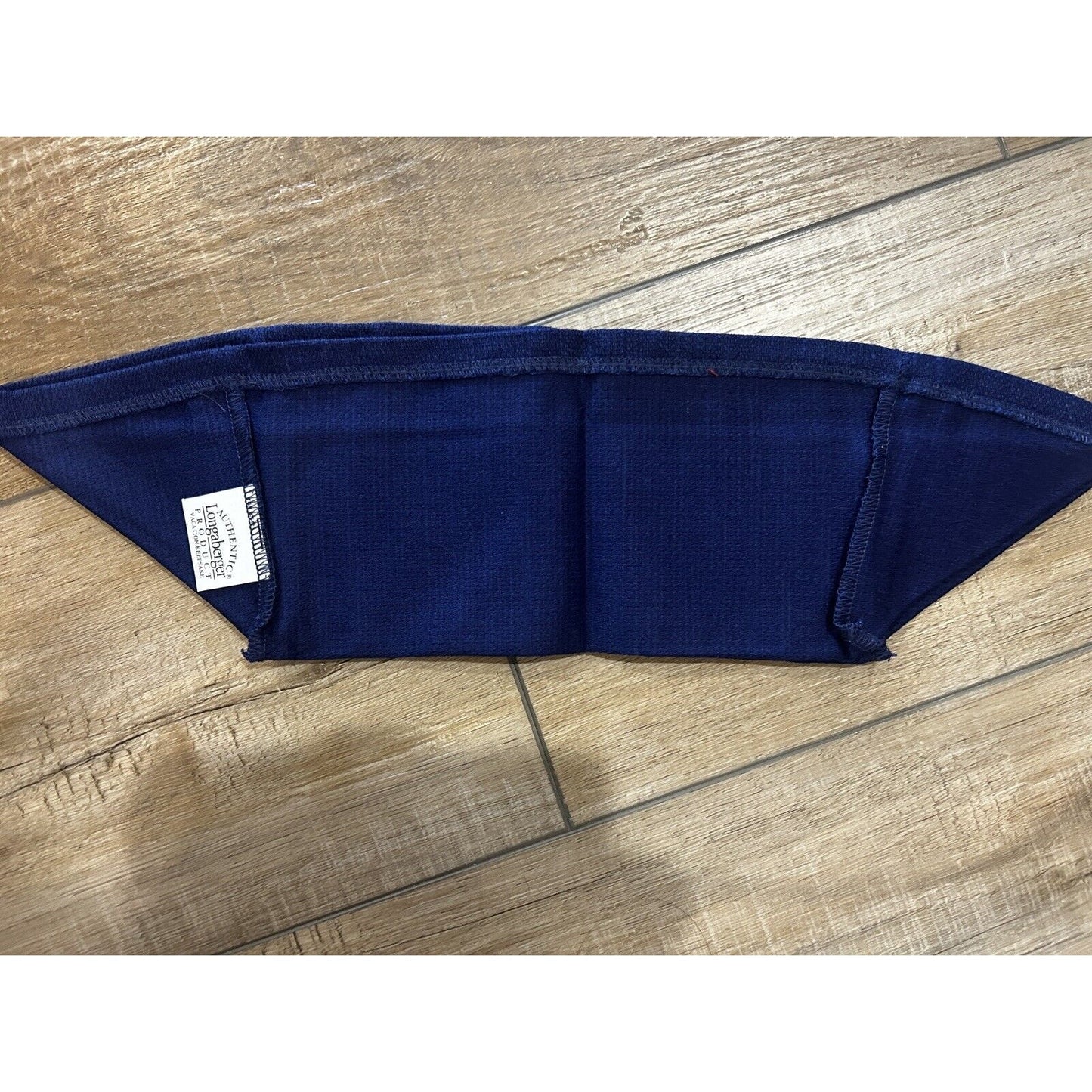 Longaberger Vacation Keepsake Basket Liner Indigo Blue NEW