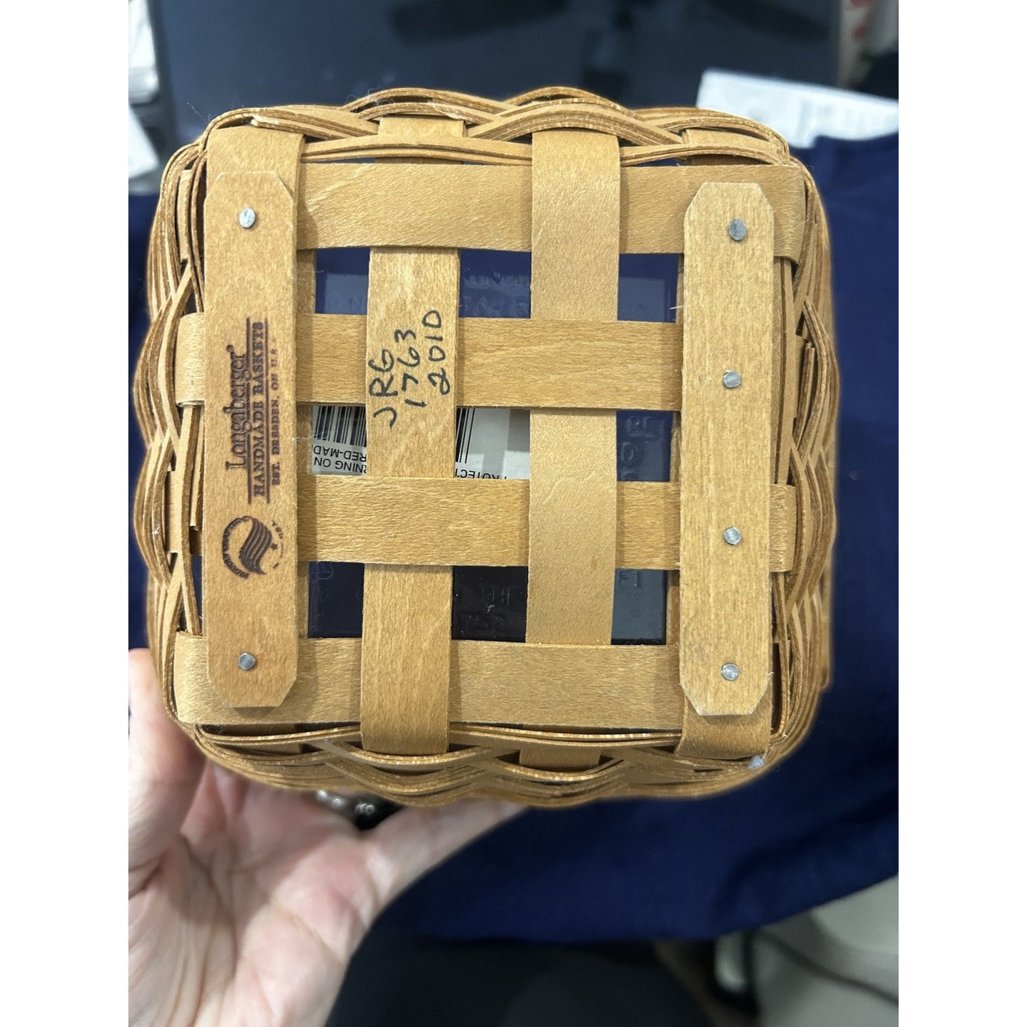 Longaberger Small Flare Basket & Protector NEW 2010 WB