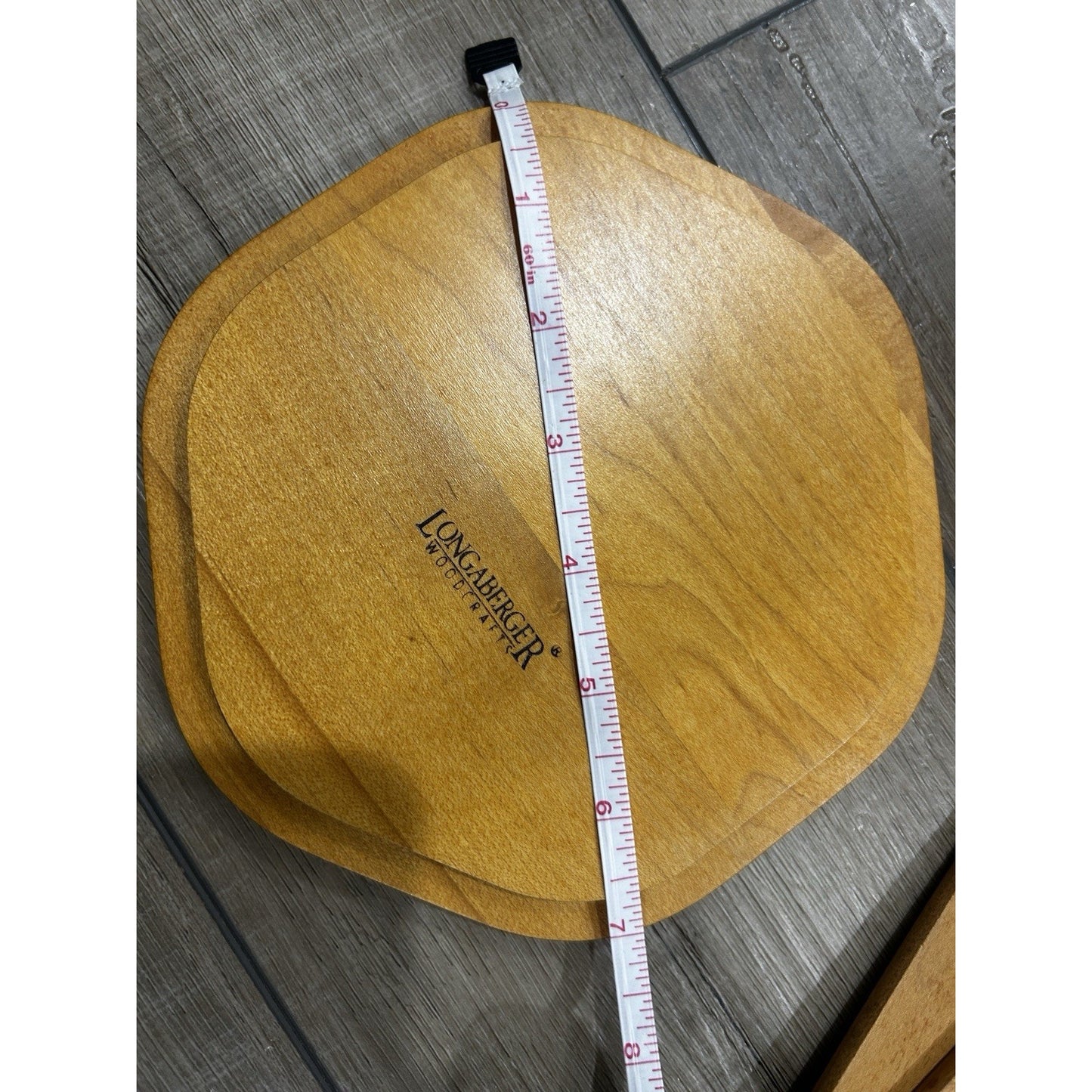 Longaberger Woodcrafts Lid For 7” Generations Basket Classic Stain