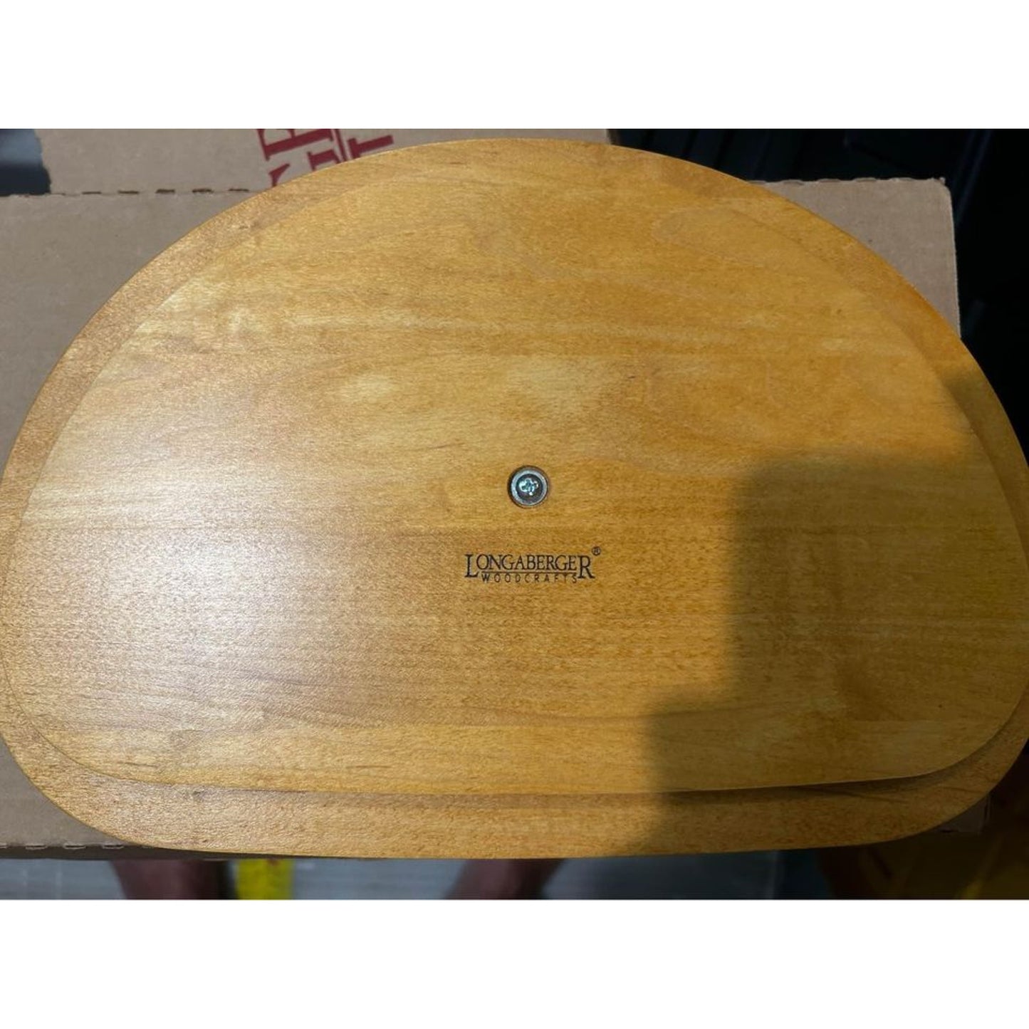Longaberger 1998 Winter Wishes Hostess Basket Wood Lid New