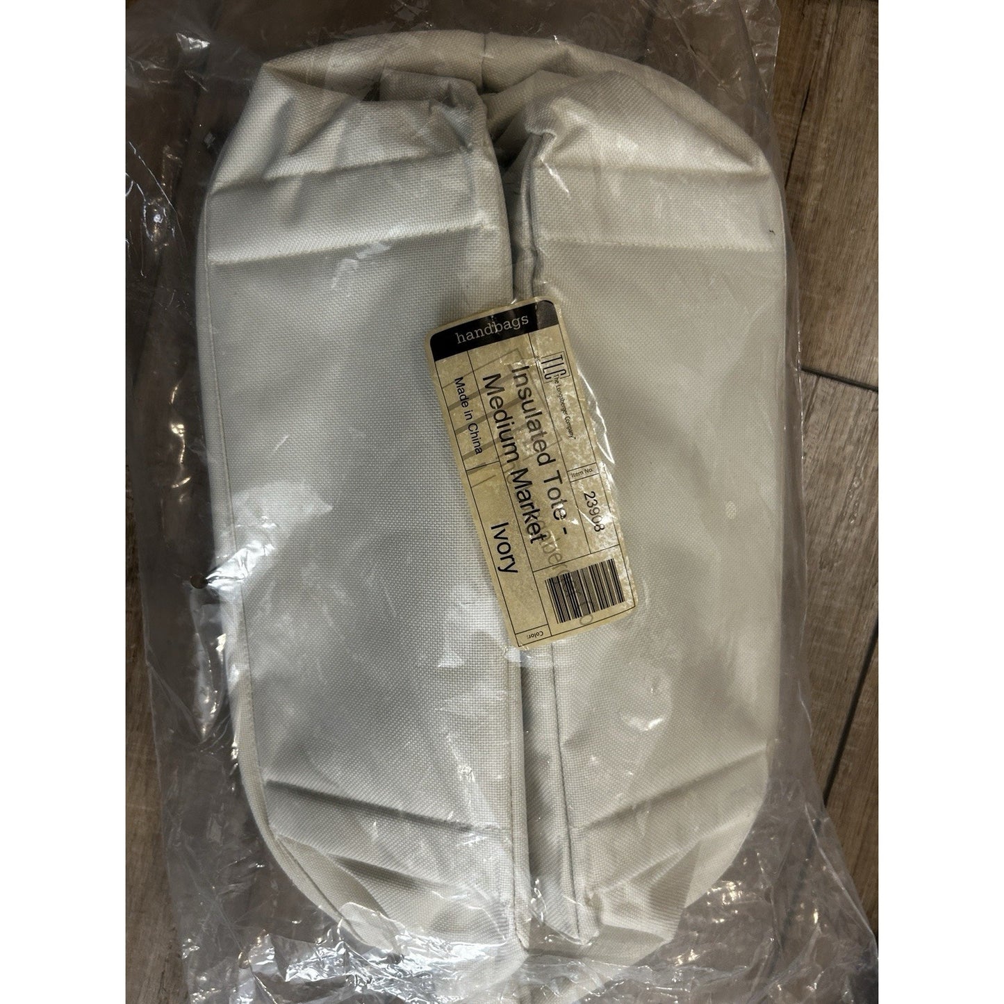 Longaberger Insulated Tote Medium Market Basket Cooler Bag NEW Picnic