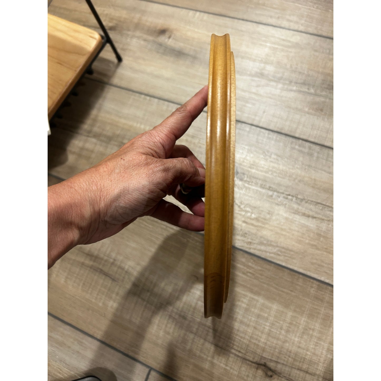 Longaberger XL Canister Basket Lid Woodcrafts maple