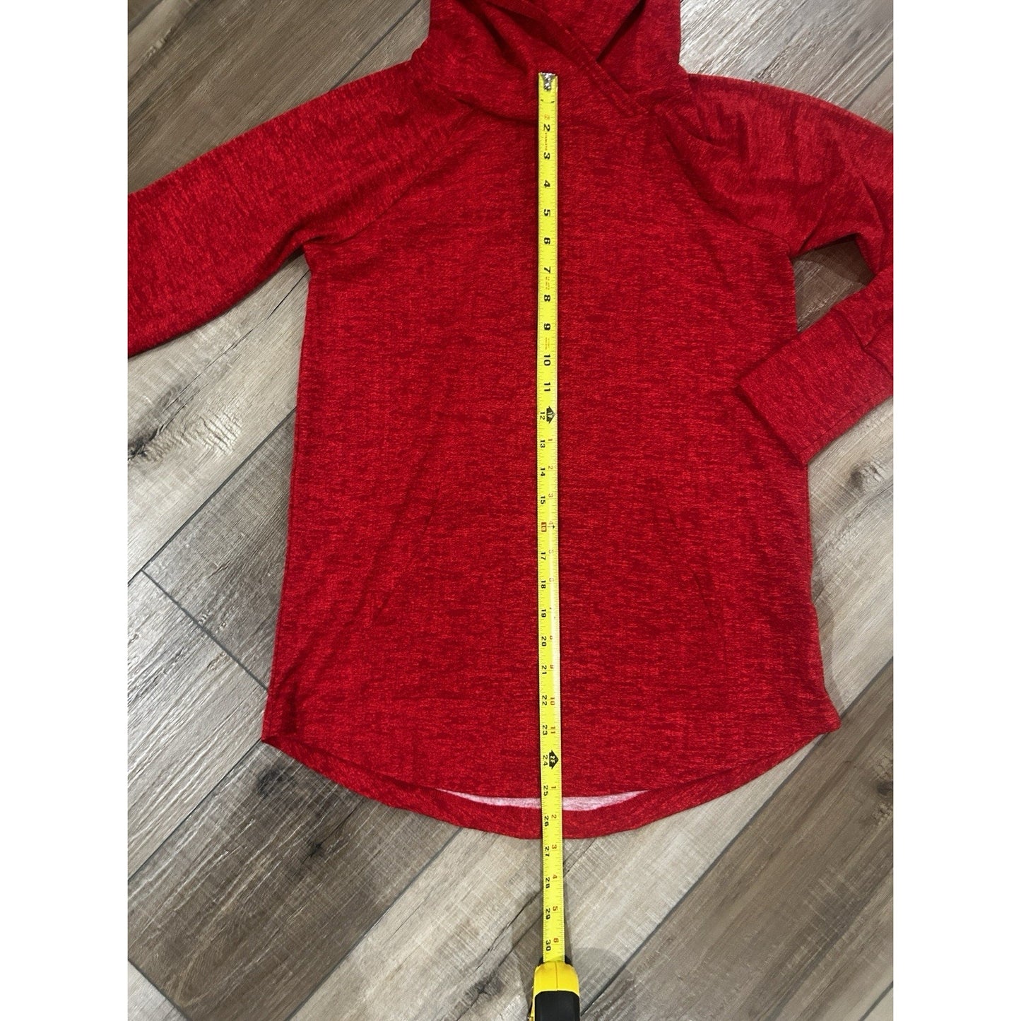 LuLaRoe Amber Hoodie Small Solid Red NWT New Front Pocket