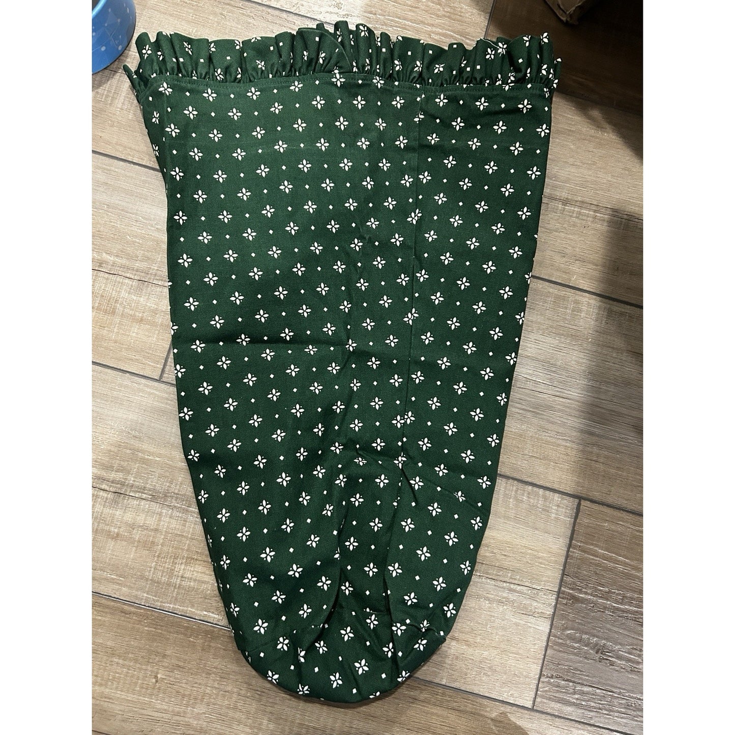 Longaberger Umbrella Basket Liner HERITAGE GREEN fabric Full size