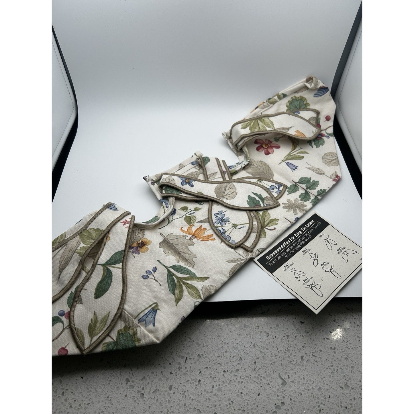 Longaberger Small Gathering Basket Liner - Botanical Fields Floral Fabric NEW