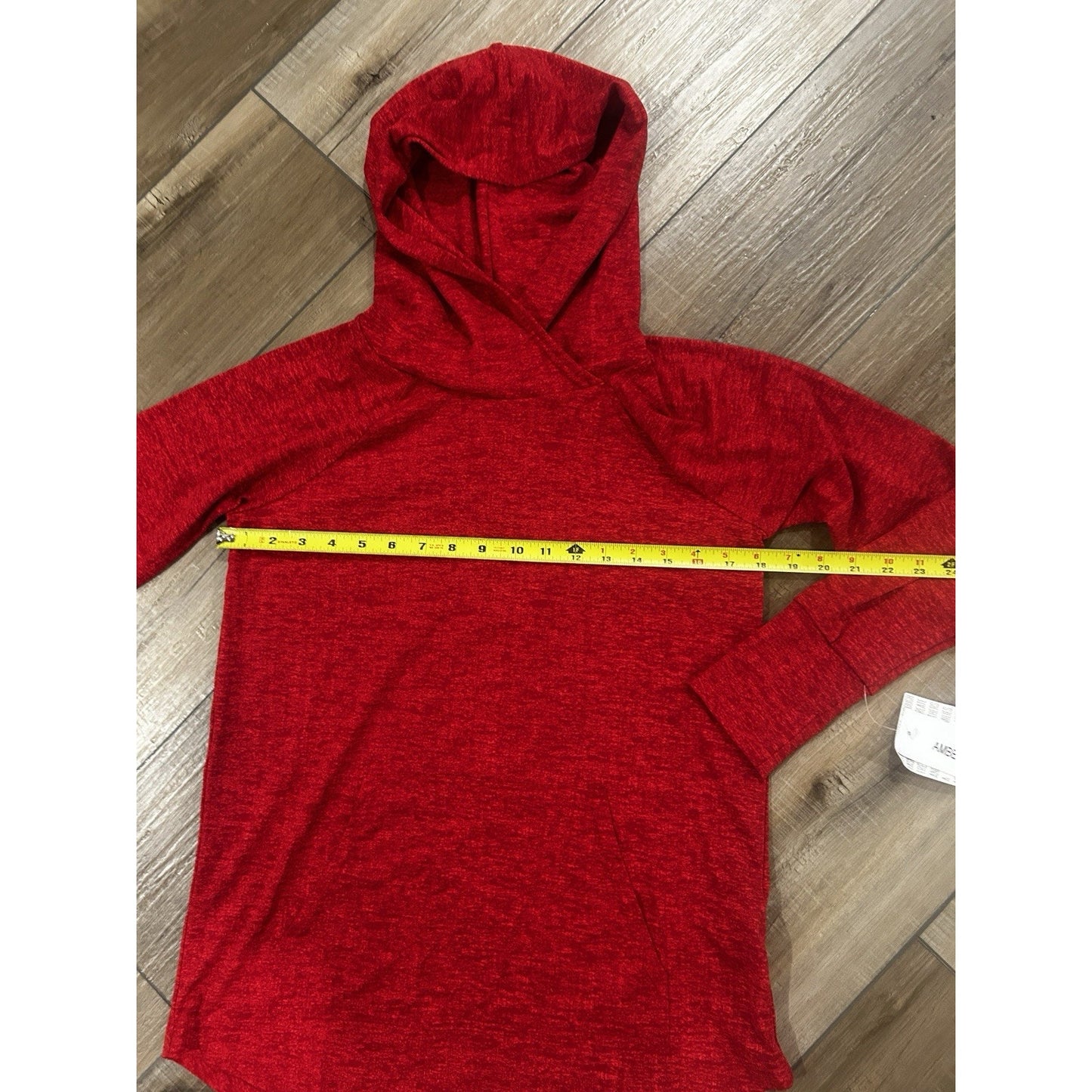 LuLaRoe Amber Hoodie Small Solid Red NWT New Front Pocket