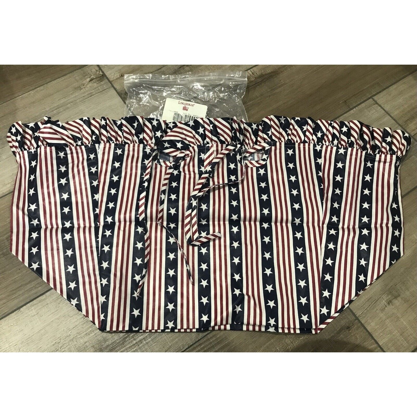 Longaberger Large Picnic Liner - All American Stars & Stripes NEW