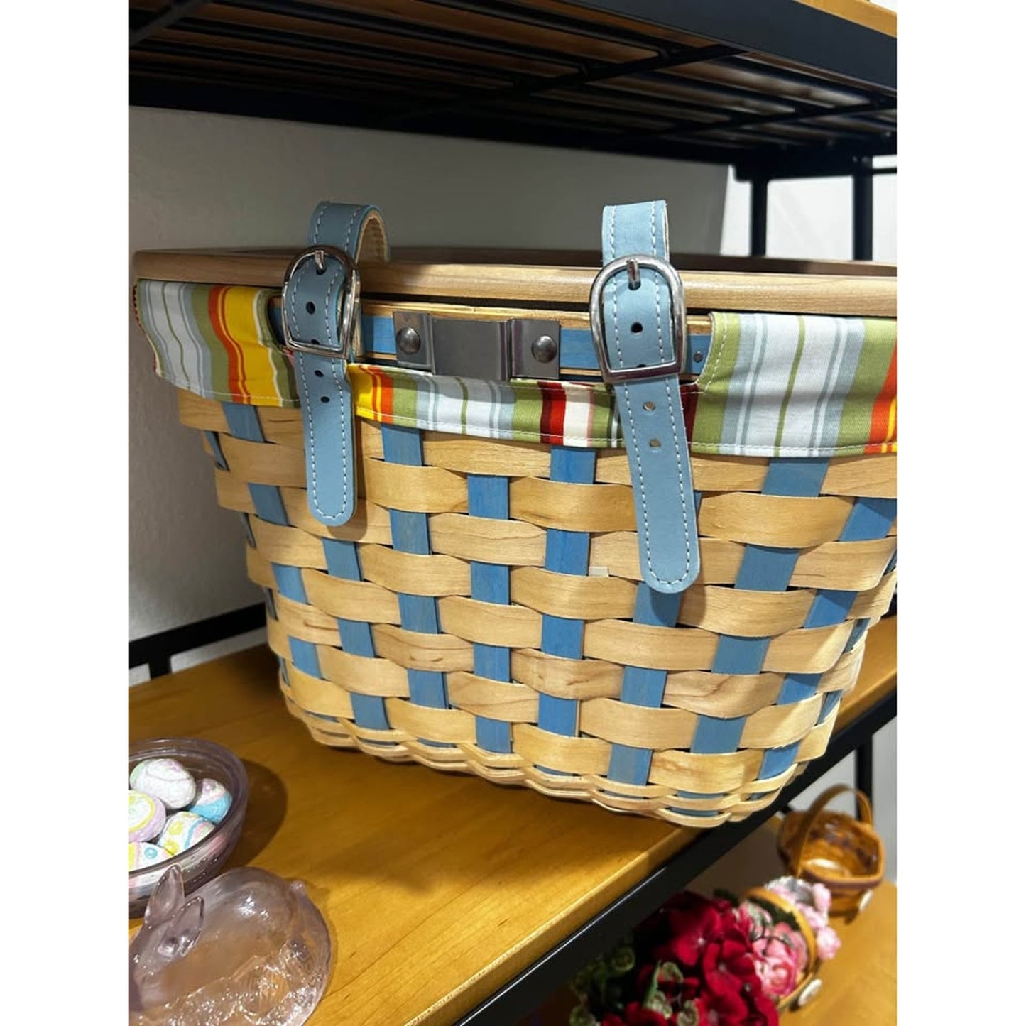 Longaberger Bicycle Basket Bike & rack