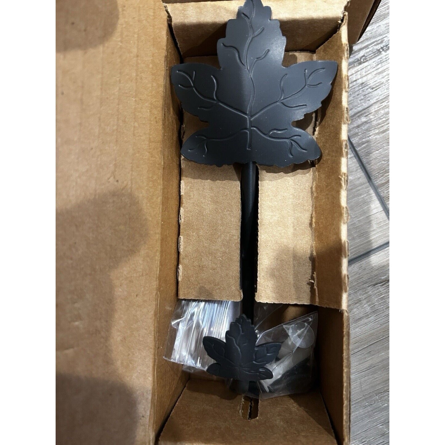 Longaberger MAPLE LEAF Wrought Iron Wall Hooks 72664 NEW