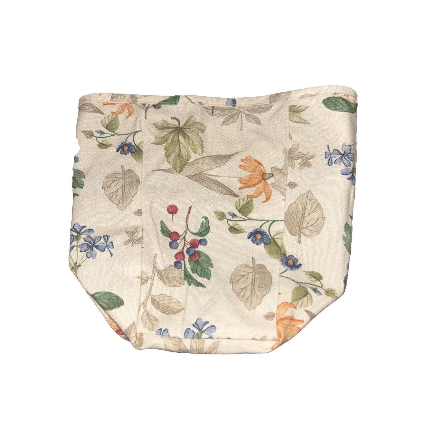 Longaberger Small Spoon Basket FABRIC LINER ONLY BOTANICAL FIELDS Floral