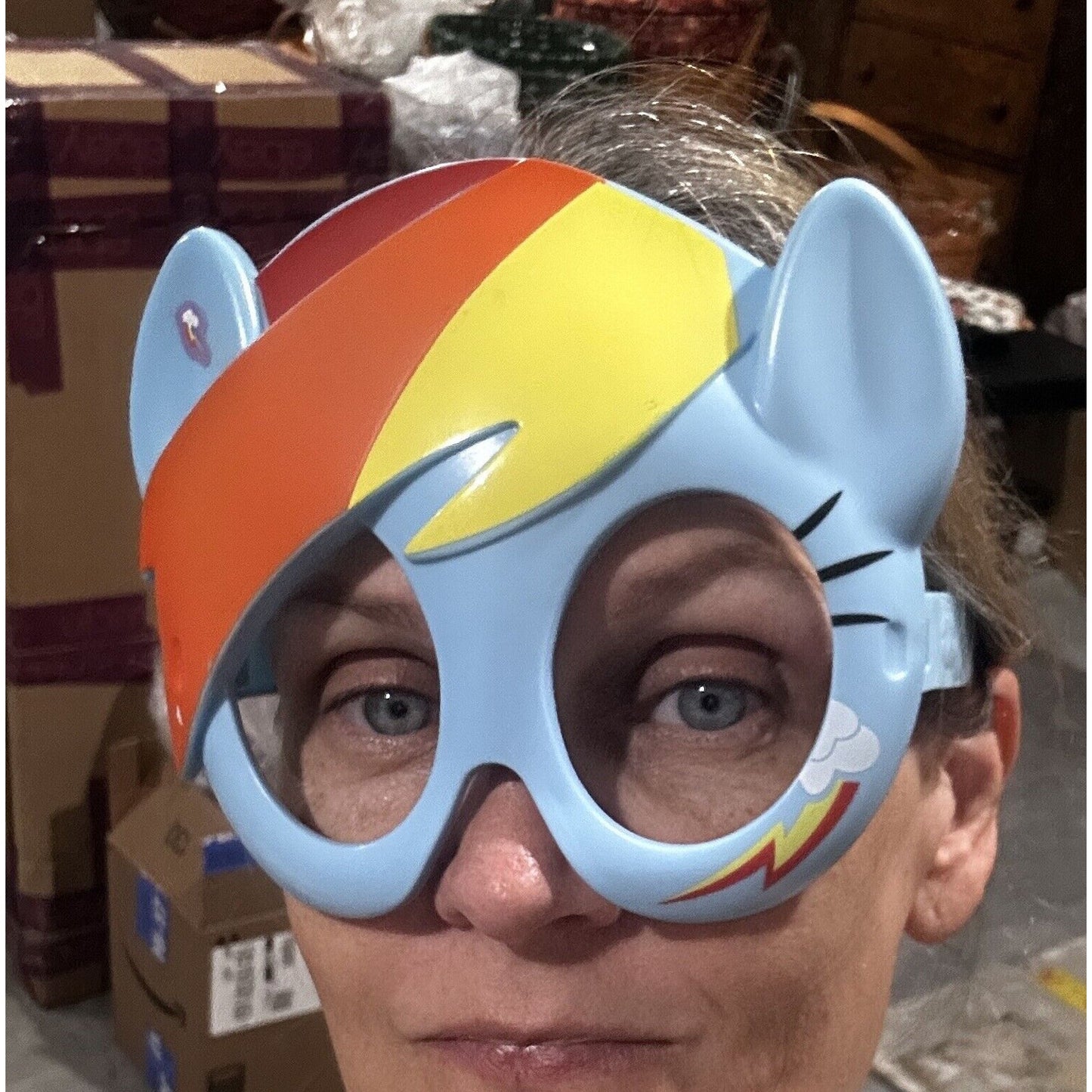 My Little Pony Rainbow Dash Mask Glasses Halloween Costume CosPlay Pretend
