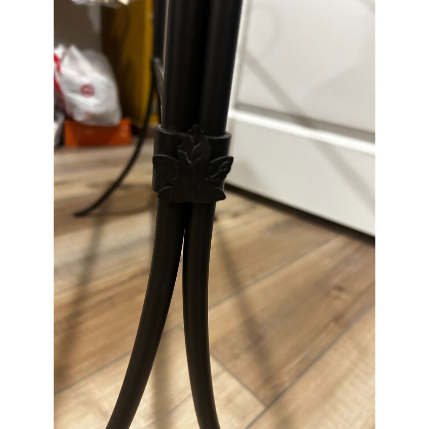 Longaberger Foundry Wrought Iron Quilt Rack Rod Blanket Holder