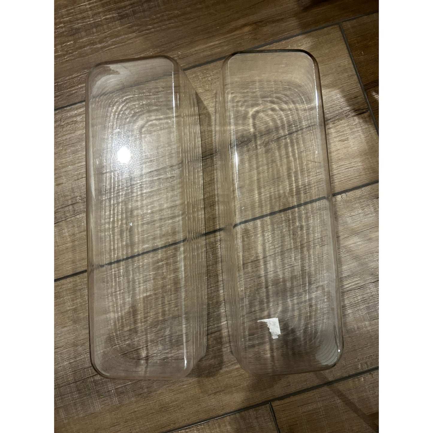 PROTECTORS ONLY Set Of 2 for Longaberger Carry N Caddy Basket plastic liner NEW