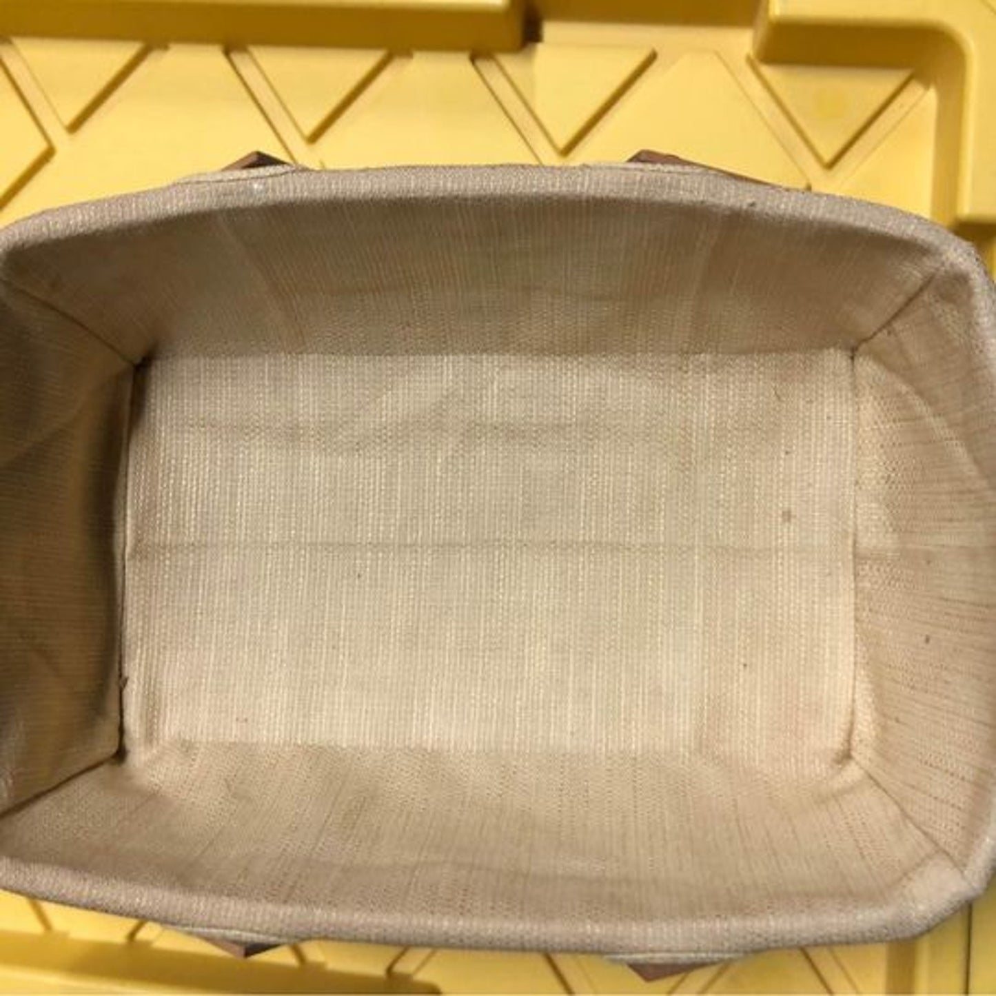 Longaberger small gathering basket with butternut liner beach surfing van tie on