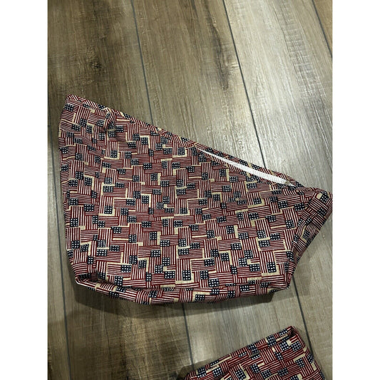 Longaberger CATALOG Basket Liner Old Glory fabric NEW flag patriotic