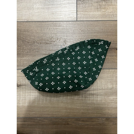 Longaberger Small Vegetable Basket Liner Heritage Green fabric