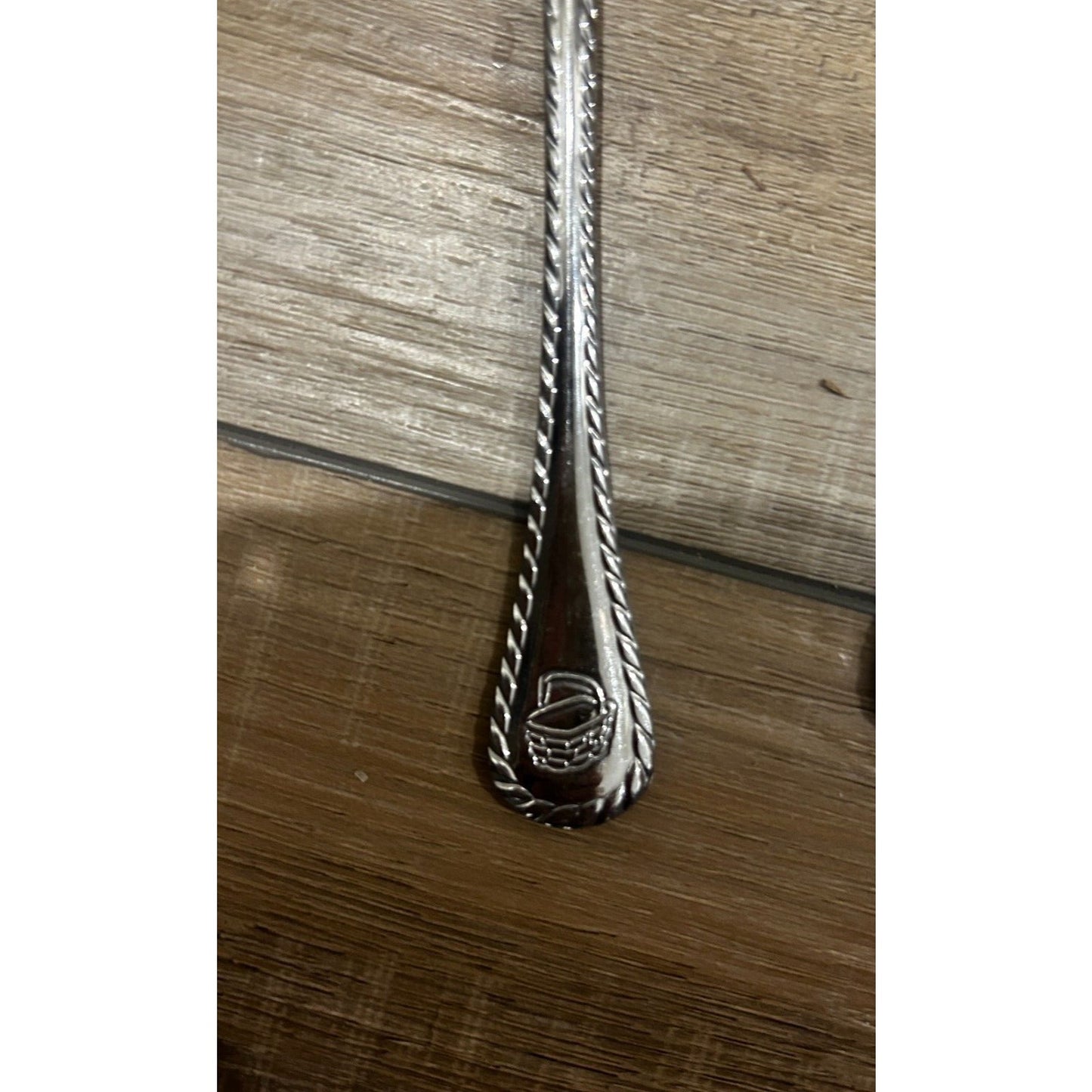Wallace 18/10 Stainless Steel Basket Design Serving Spoon & Fork Longaberger