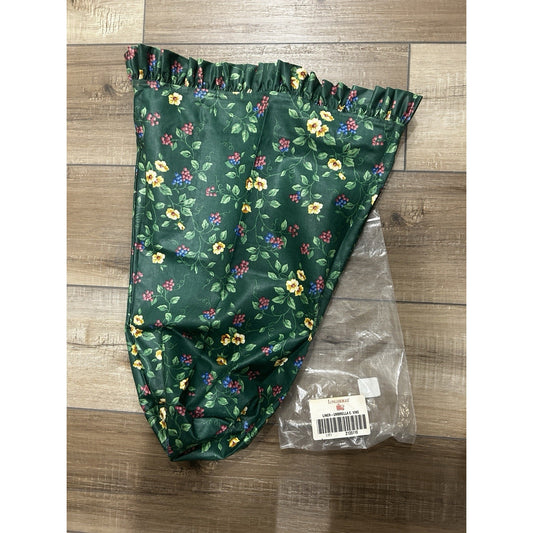 Longaberger Umbrella Basket Liner - Emerald Vine green NEW Full size