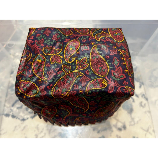 Longaberger Father's Day Address Basket Liner Only Paisley fabric NEW