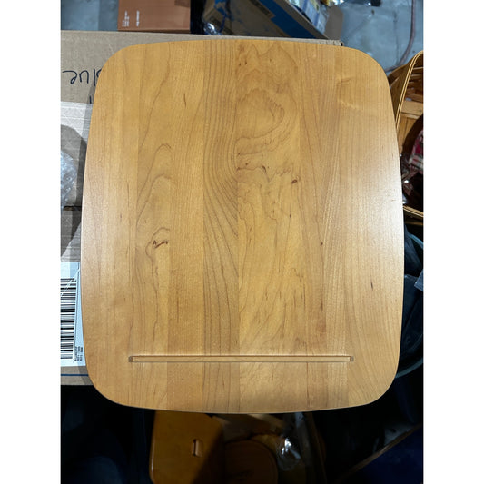 Longaberger Paper Tray Medium Bin Basket Woodcrafts Lid 12"x14.5 Classic