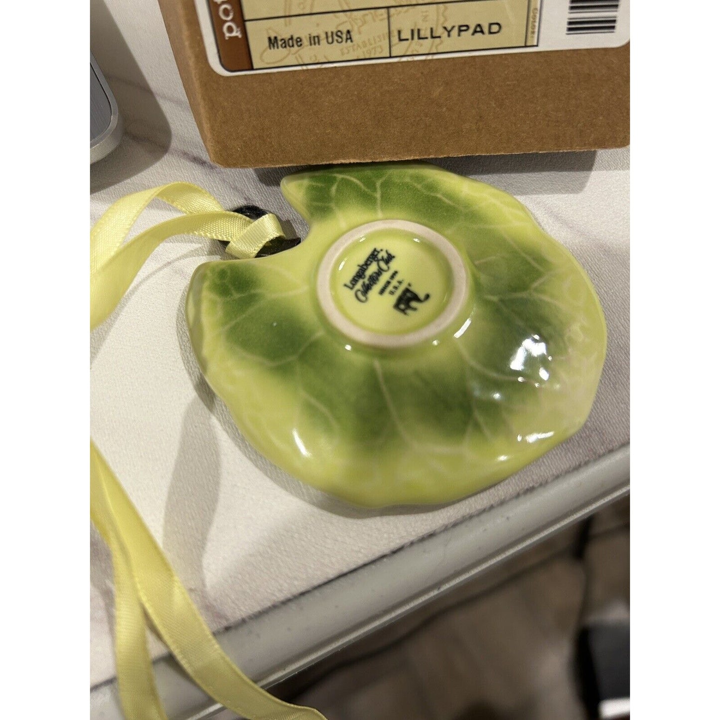 Longaberger Collectors Club Eschman Meadows Lillypad Ornament New