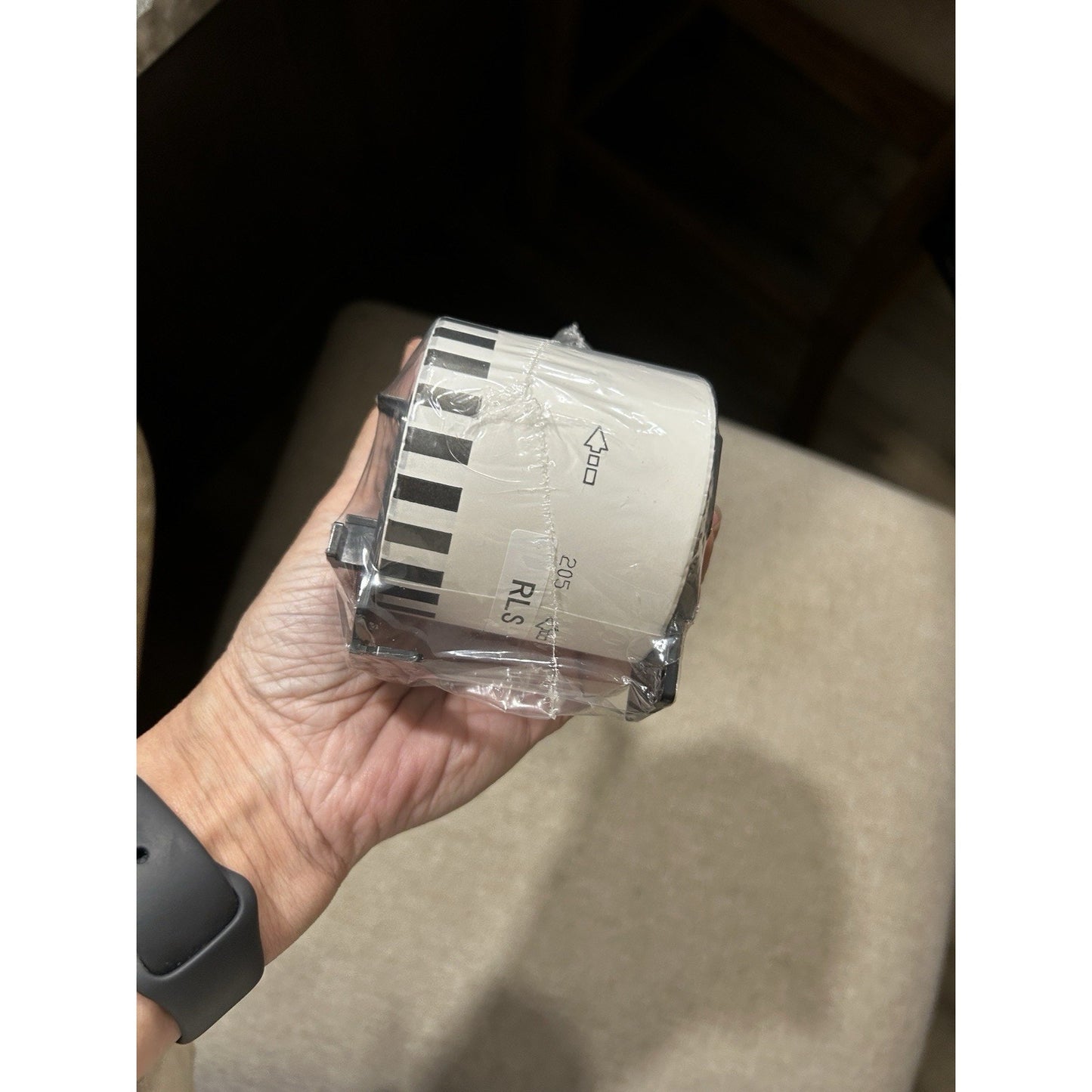5 ROLLS Continuous Labels compatible with 2205 BROTHER printer Cartridges