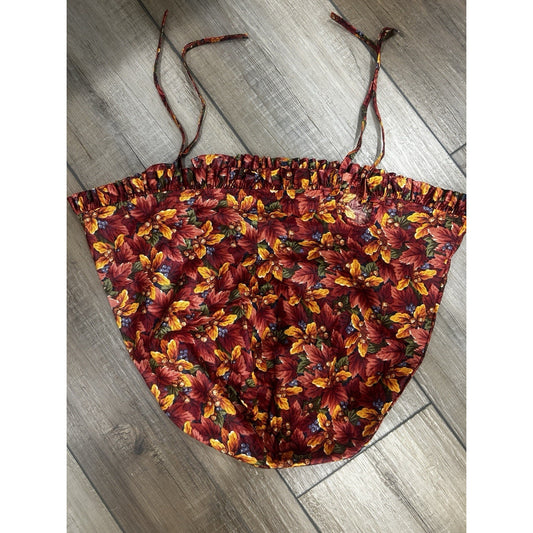 Longaberger Baskets 1997 Large Pumpkin Liner Fall Foliage Leaves Acorns