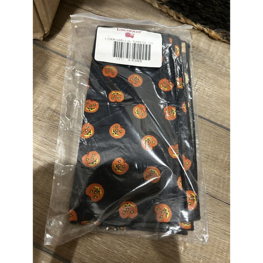 Longaberger Halloween Pumpkin Boo NAPKINS USA 17" Fabric Squares Set Of 2 New