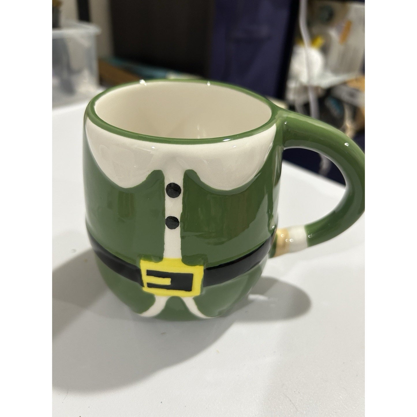 Christmas Elf Holiday Coffee Tea Mug Cup 3D NEW Ceramic