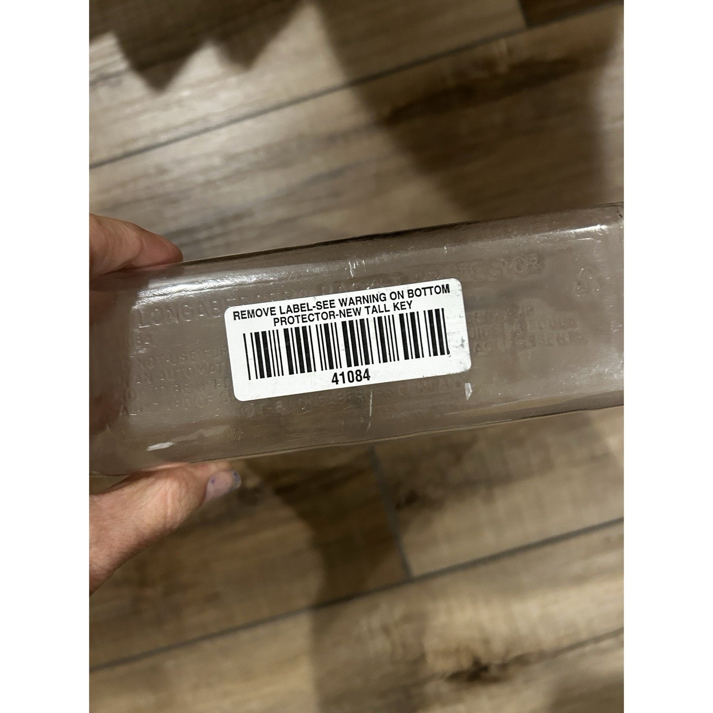 Longaberger Tall Key Basket Plastic Protector Liner