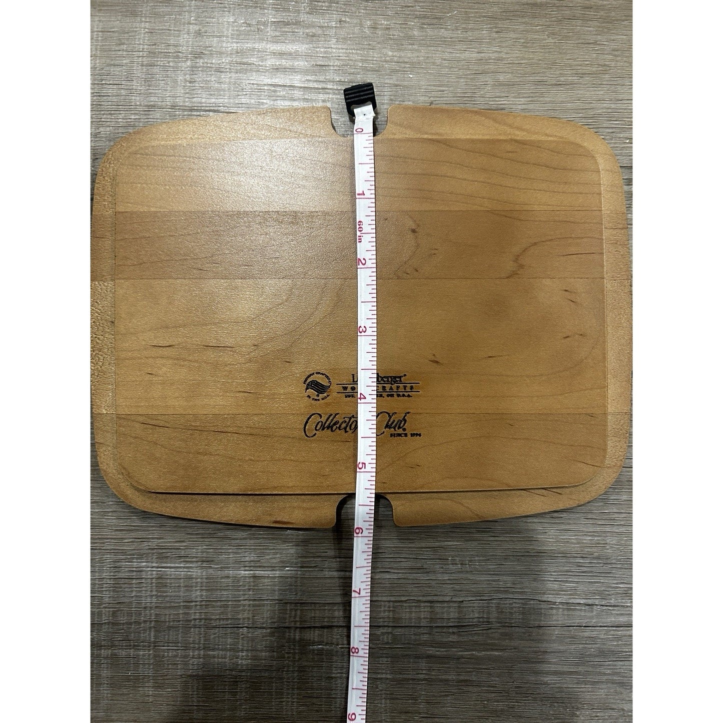 Longaberger Lid For Collectors Club 2007 Charter Member Basket Woodcrafts