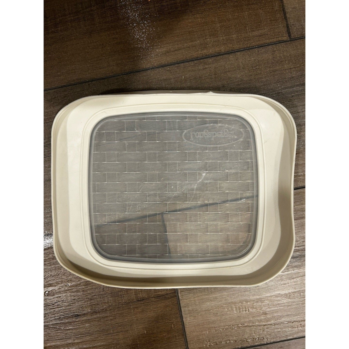 Longaberger Basket Woven Silicone Lid Cover 8 X 8 Fits Pottery Baking Dish