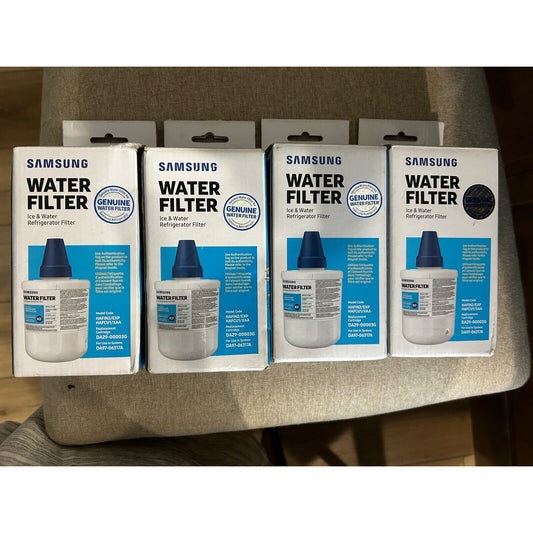 4 Pack OEM SAMSUNG Water Filter HAFIN2, HAFCU1 DA29-00003G NEW Sealed