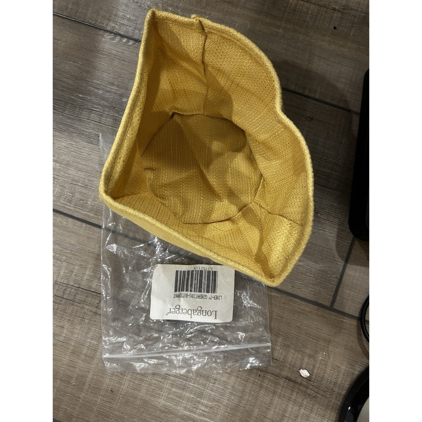Longaberger 7” Generations Basket Liner - Butternut