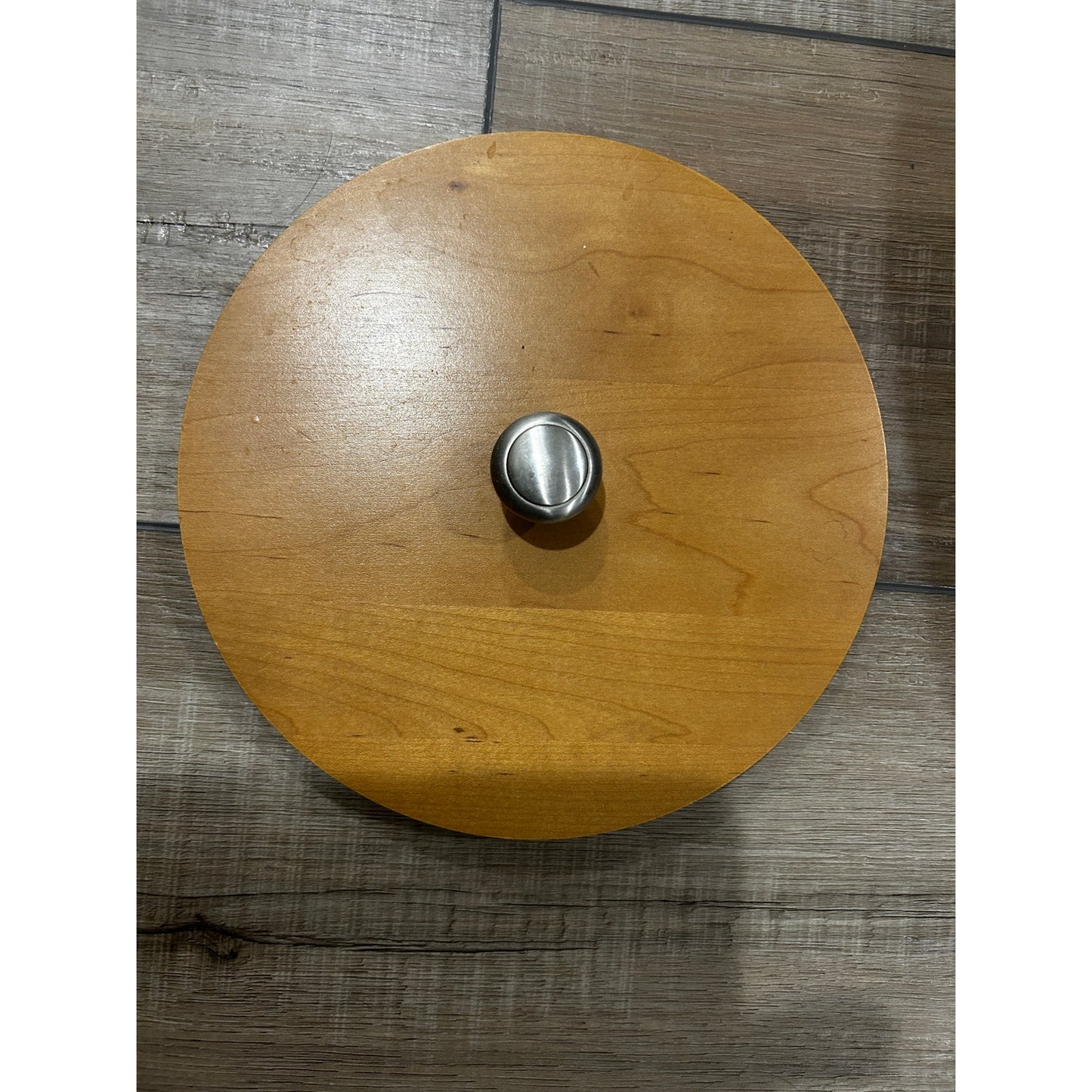 Longaberger LARGE L Canister Basket Lid Woodcrafts maple