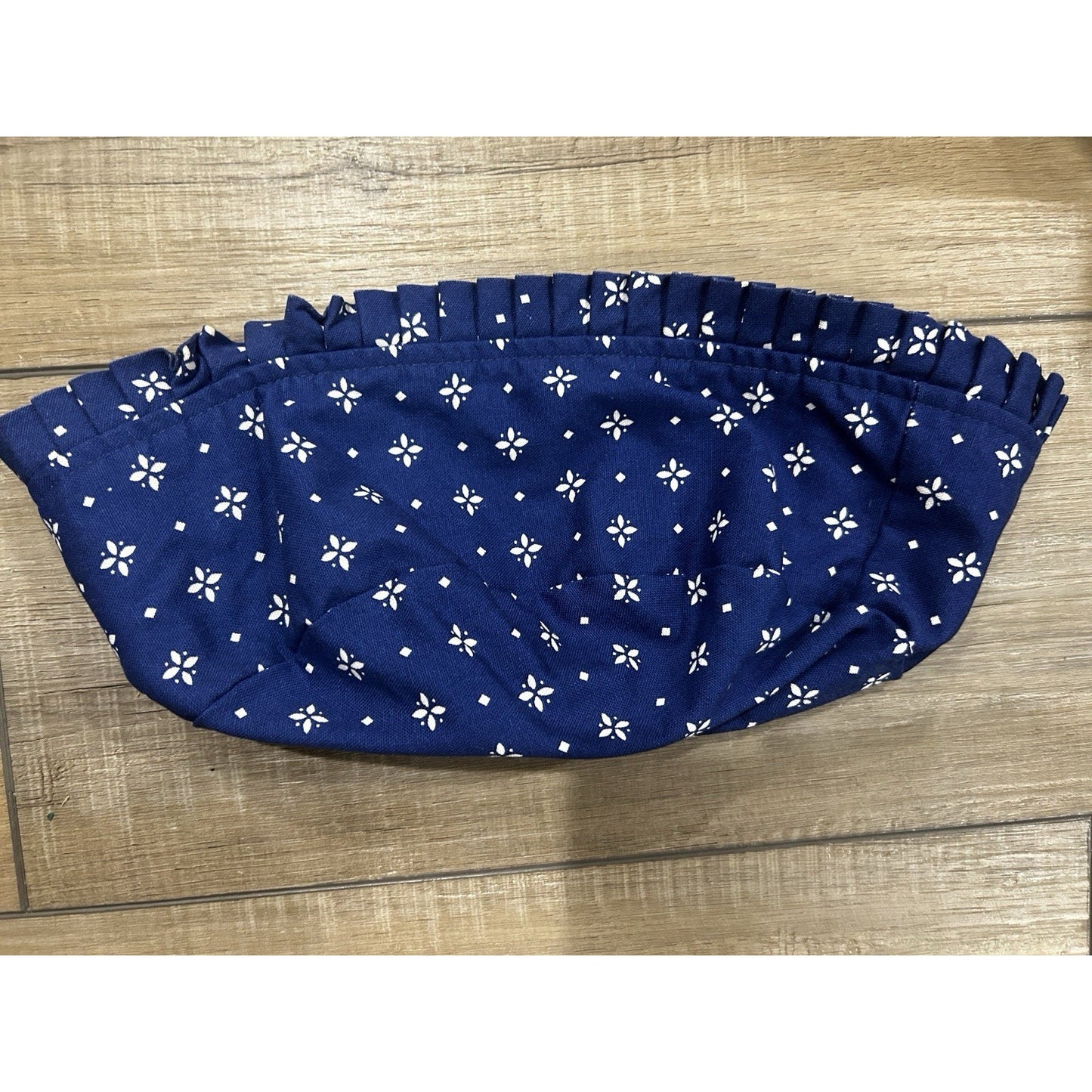 Longaberger DARNING Basket Liner Classic Blue fabric SU
