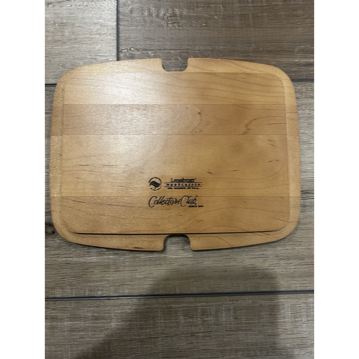 Longaberger Lid For Collectors Club 2007 Charter Member Basket Woodcrafts